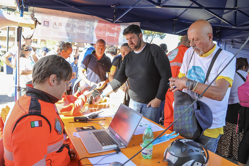 Registrazione Cittadini presso area di incontro 