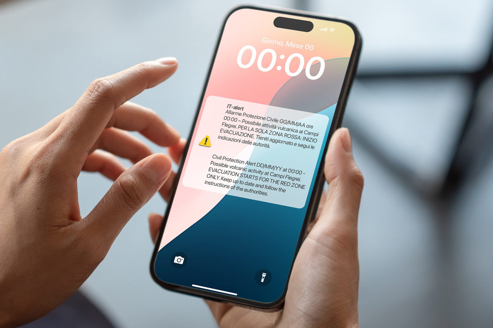 messaggio reale Campi Flegrei