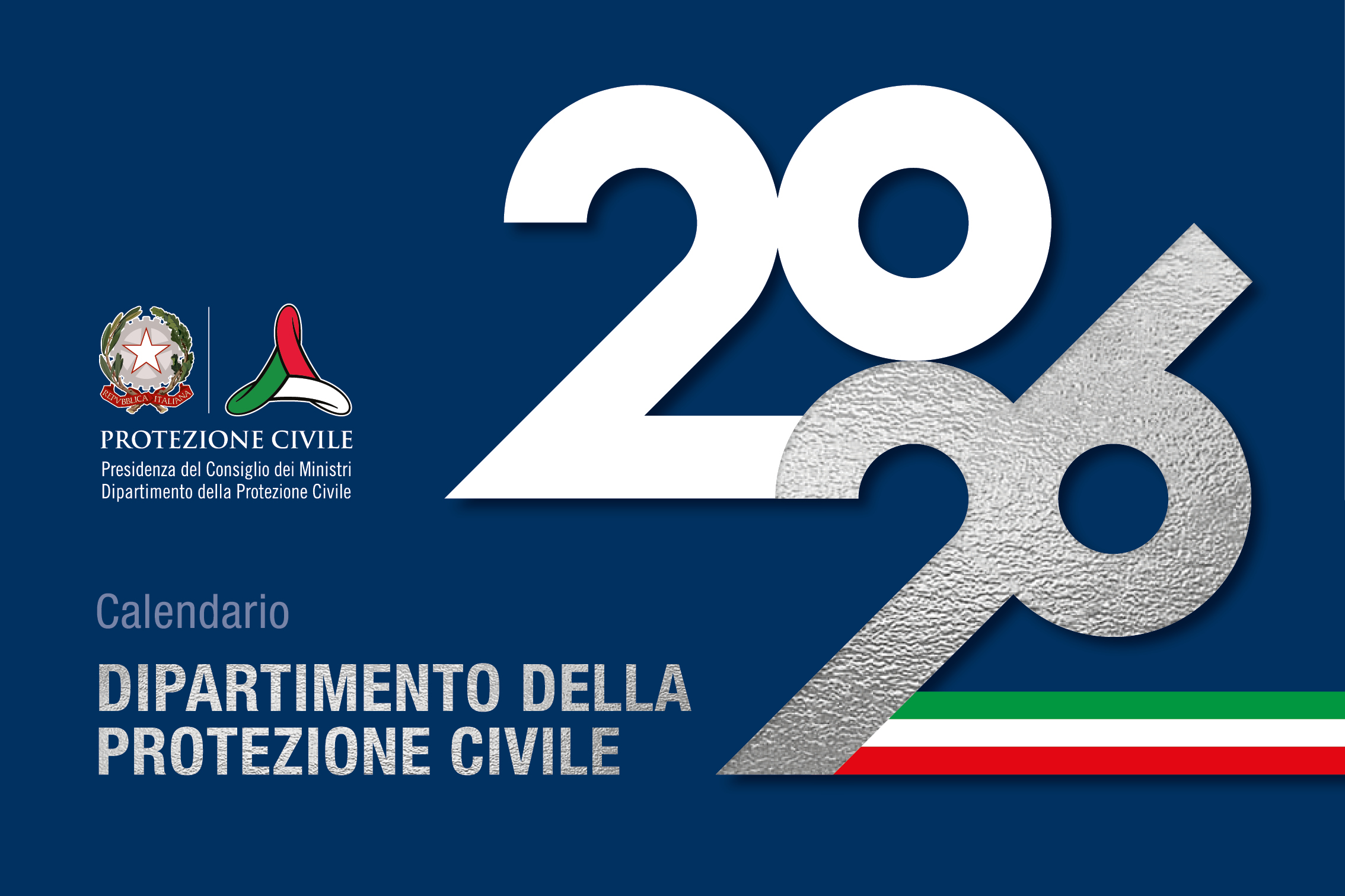Online il Calendario 2026 del Dipartimento della Protezione Civile