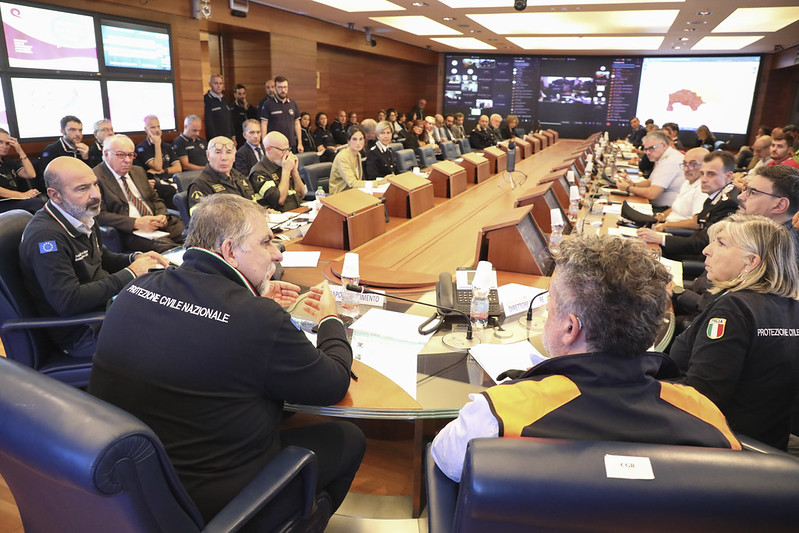 I partecipanti all'esercitazione Exe Flegrei 2024